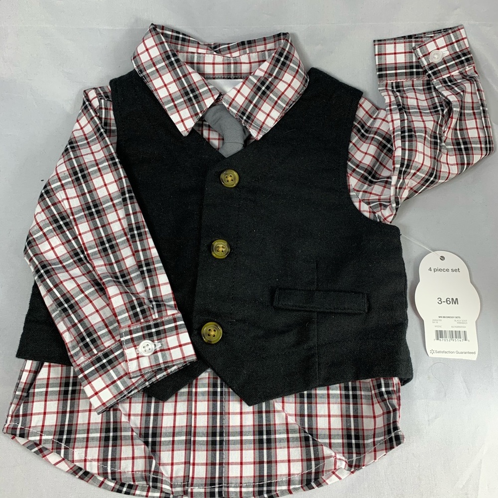 NEW 4-pc infant outfit 3-6 mos - Picture 5 of 6